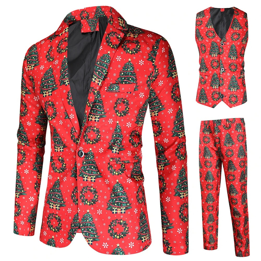 Traje Frosty de 3 piezas para las fiestas