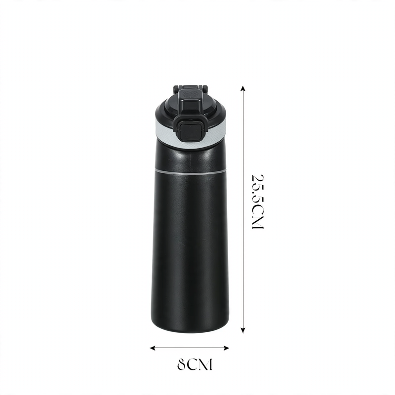 Vaso térmico con anillo aromático, acero inoxidable 316