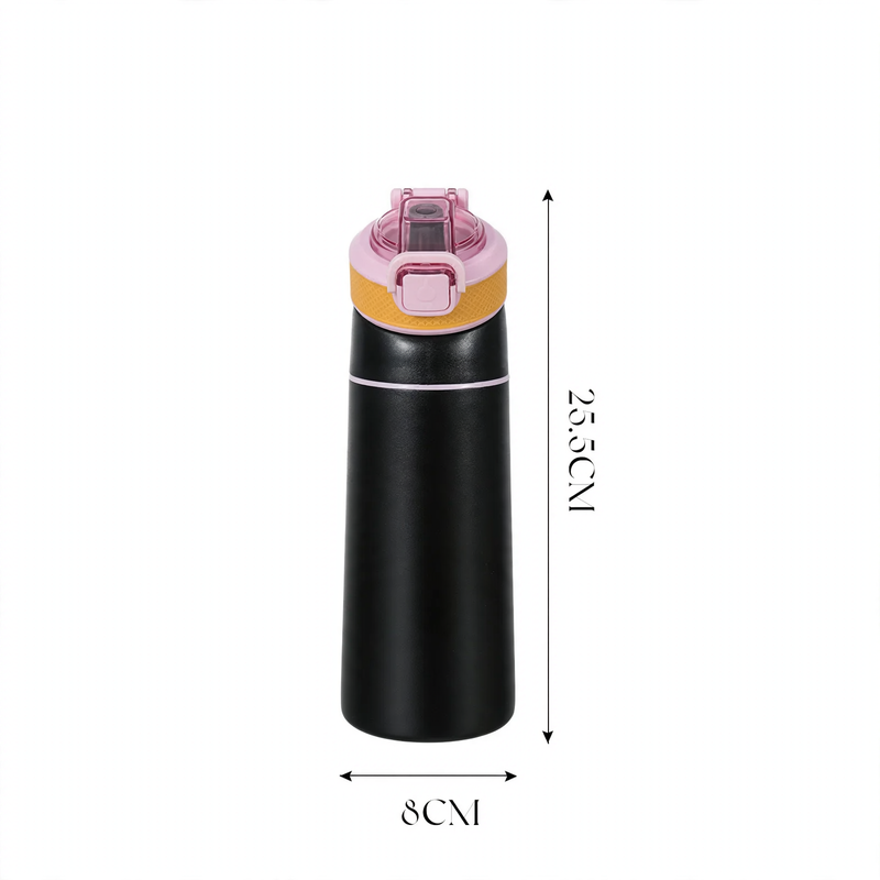 Vaso térmico con anillo aromático, acero inoxidable 316