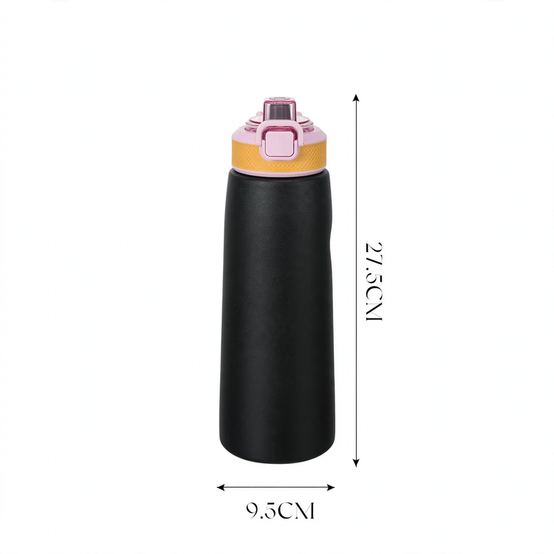 Vaso térmico con anillo aromático, acero inoxidable 316