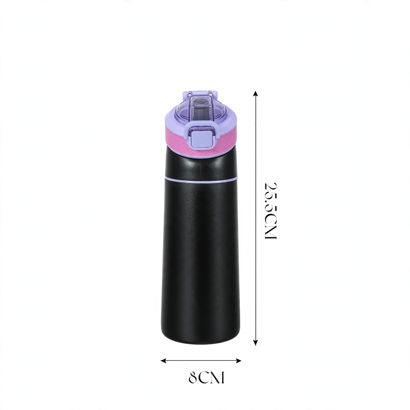 Vaso térmico con anillo aromático, acero inoxidable 316