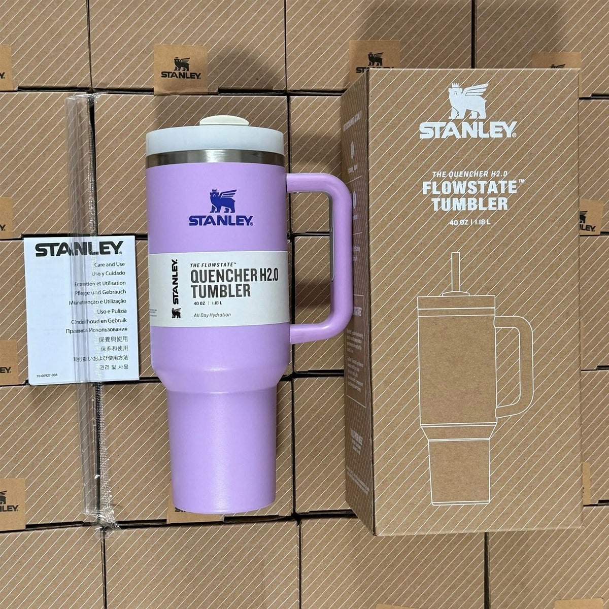 Vaso Térmico de Viaje de Acero Inoxidable - Antiderrames, con Asa y Pajita