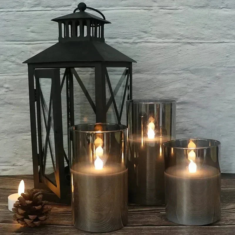Velas LED inalámbricas para crear ambiente – Juego de 3 unidades