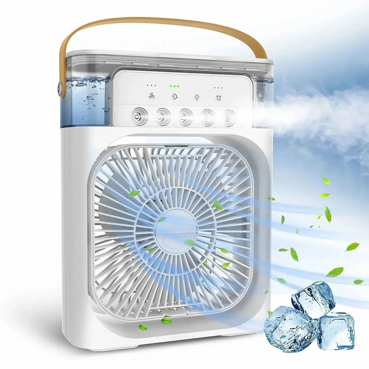 Ventilador de mesa USB unisex – Circulador de aire personal