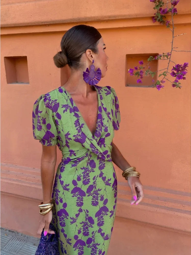 Vestido de otoño sofisticado