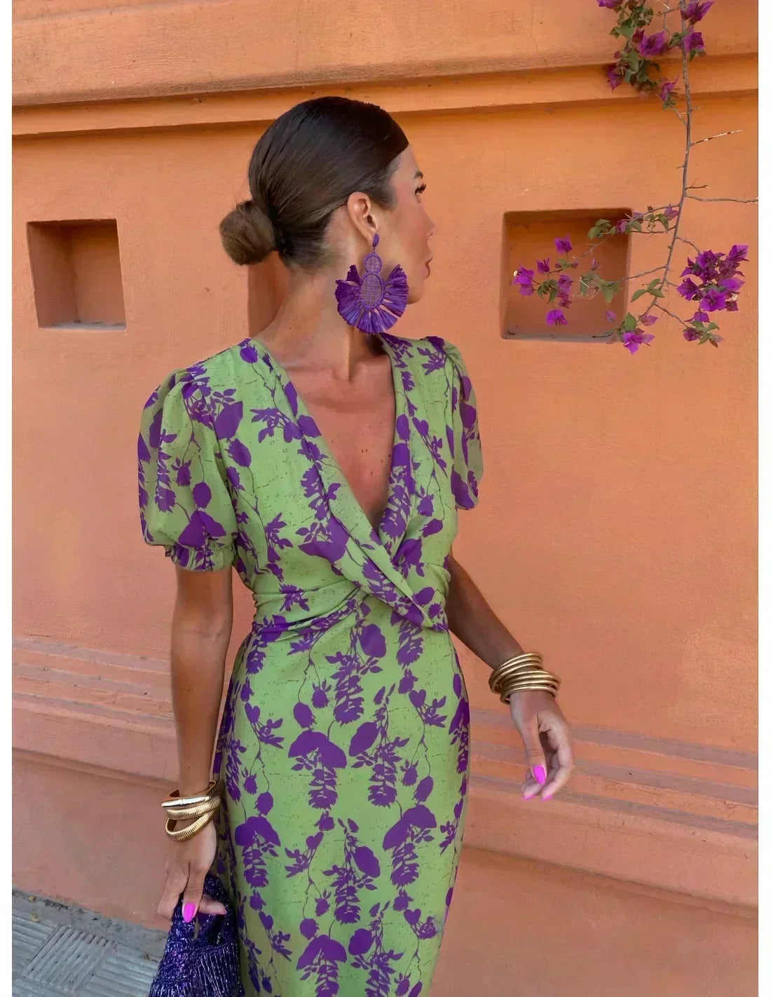 Vestido de otoño sofisticado