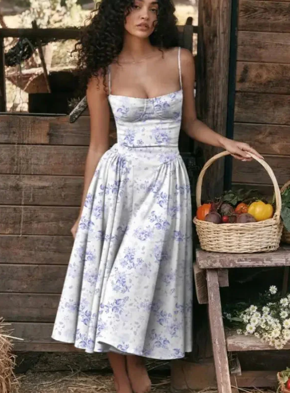 Vestido de verano elegante y casual