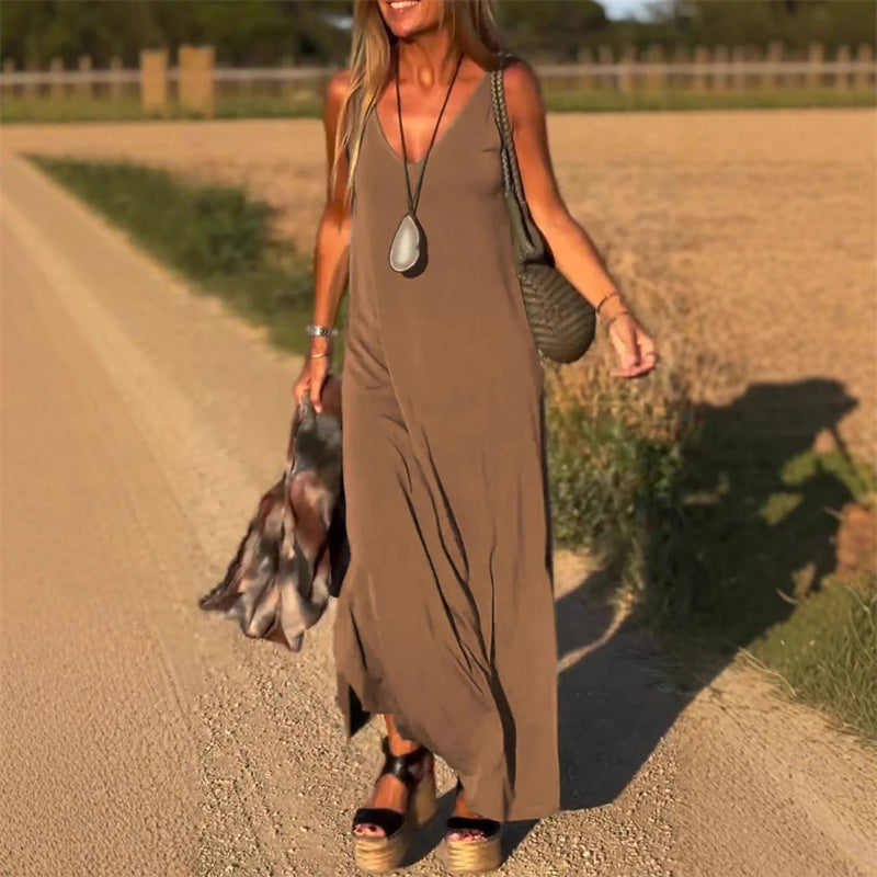 Vestido largo elegante para cualquier ocasión