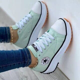 Zapatillas bajas con suela gruesa - Estilo casual