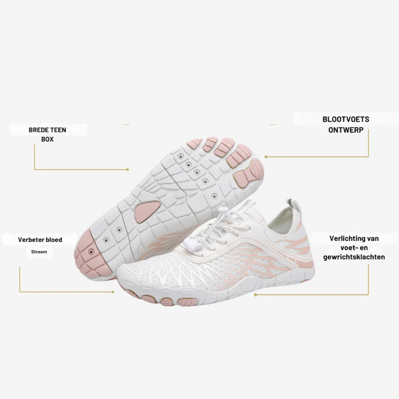 Zapatillas de agua barefoot ligeras y cómodas para mujer