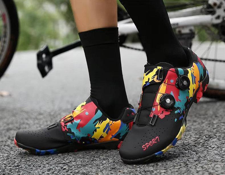 Zapatillas de Ciclismo de Montaña con Agarre para Pedales Planos