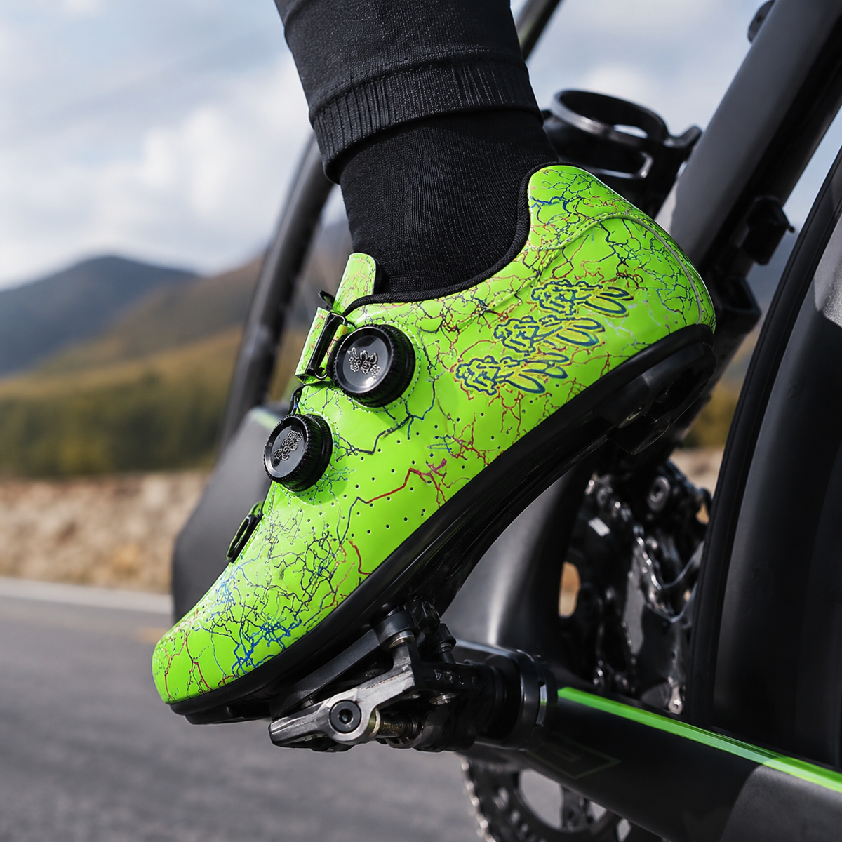 Zapatillas de Ciclismo para Bicicleta de Montaña Compatibles con SPD