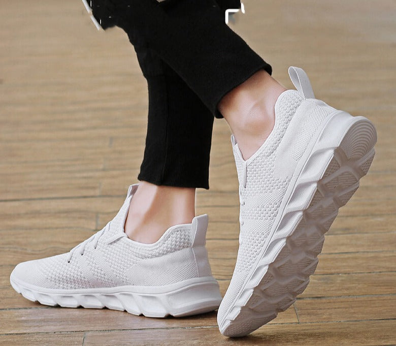 Zapatillas para hombre de malla transpirable