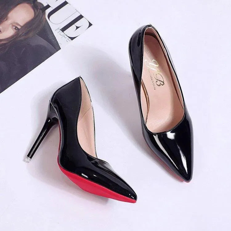 Zapatos de tacón de aguja con plataforma para mujer