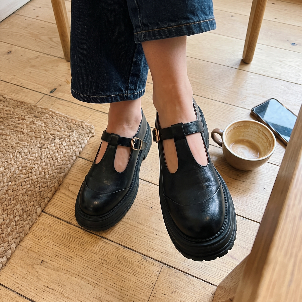 Zapatos Ortopédicos Mary Jane para Mujer | Correa Ajustable