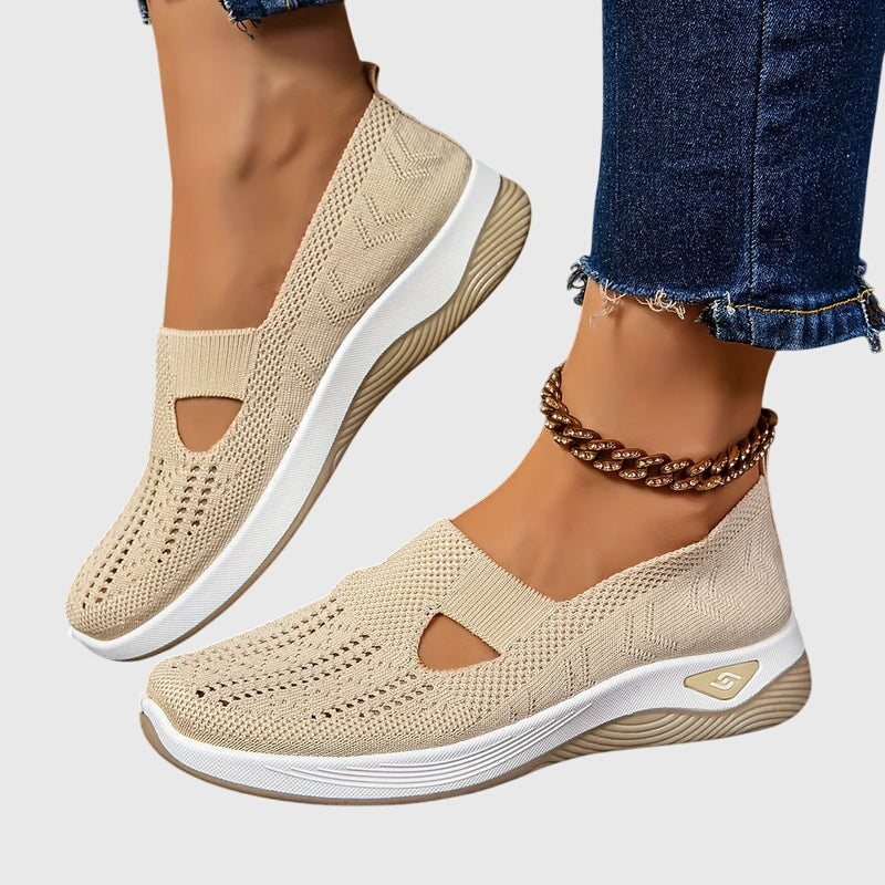 Zapatos ortopédicos slip-on con soporte y diseño transpirable para uso diario