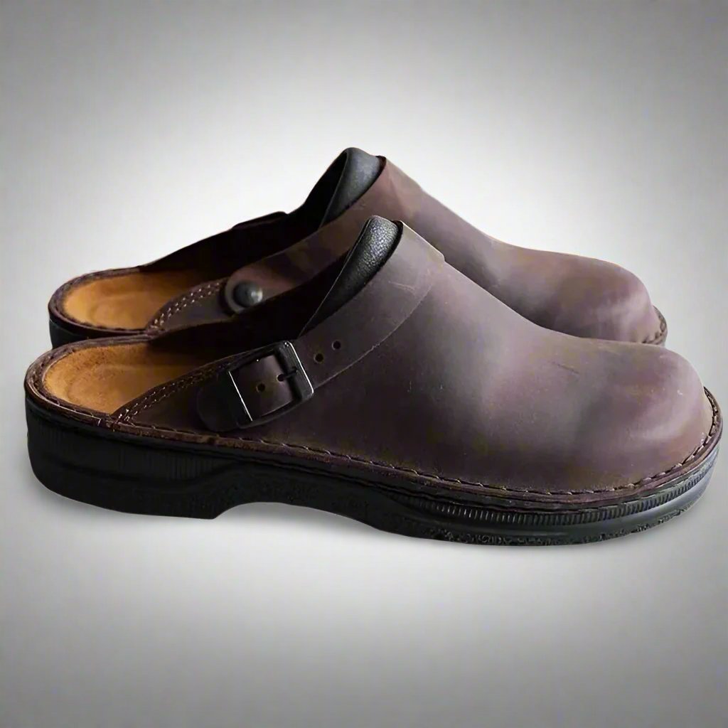 Zuecos para hombre - Hebilla ajustable y comodidad